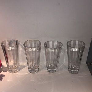 Mikasa crystal highball glasses excellent condition set of 4